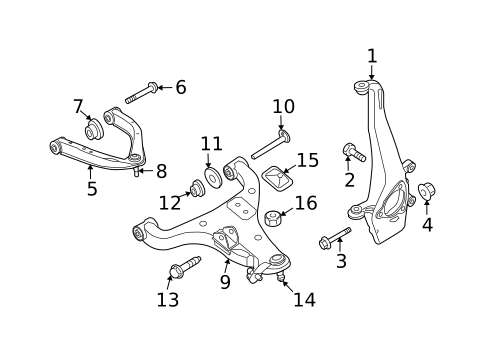 Suspension Components for 2012 Nissan Pathfinder #0
