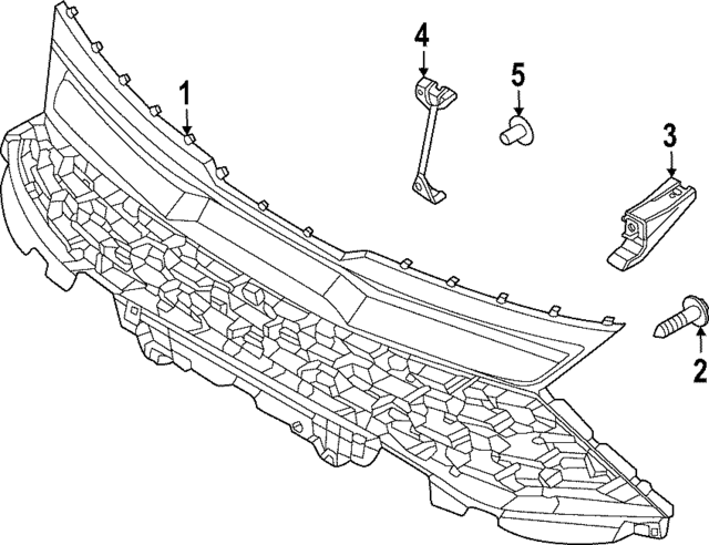 863A0DWFA0 - : Grille for Kia Image