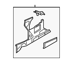 41147294967 - Body: Rail Assembly for BMW: 640i Gran Coupe, 640i xDrive Gran Coupe, 650i Gran Coupe, 650i xDrive Gran Coupe, M6 Gran Coupe Image