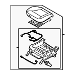 881000W910WSM - : 2010-2012 Hyundai Santa Fe - Seat Cushion for Hyundai: Santa Fe Image