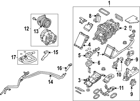 Rear Evaporator for 2024 Mazda CX-90 #0