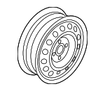 529102M910 - Suspension: Spare Wheel for Hyundai Image