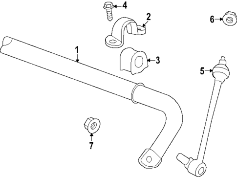 Stabilizer Bar & Components for 2024 GMC Sierra EV #0