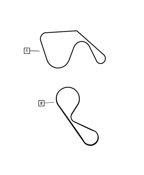 Drive Belts for 2014 Ram ProMaster 2500 #0