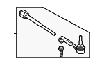 32105A2BD09 - Steering: Tie Rod Assembly for BMW Image