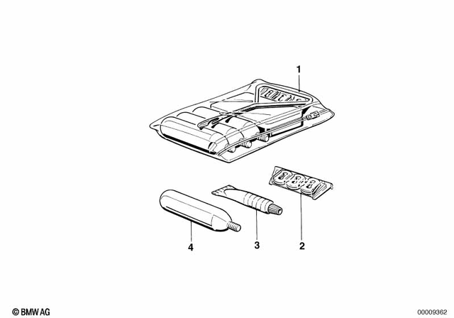 71112447552 - Parts and Accessories for Engine / Chassis: Breakdown Assistance Kit F.Tubeless Tire -  for BMW-Motorrad Image