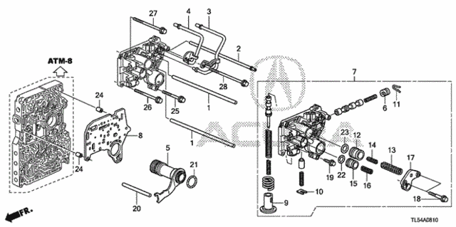 AT Regulator Body for 2014 Acura TSX #0