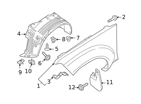 Exterior Trim - Fender for 2009 Suzuki Equator #0