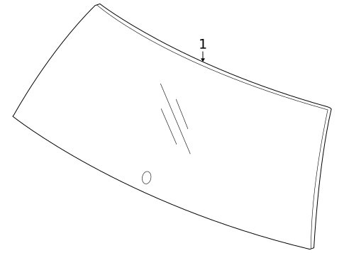 Glass - Lift Gate for 2008 Ford Taurus X #0