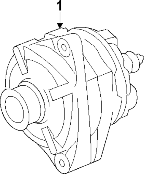 Alternator for 2013 Jaguar XKR #3