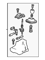 55496169 - Body: Shifter Assembly for Chevrolet: Cruze Image