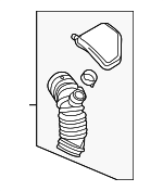 1505A628 - Engine: Inlet Tube for Mitsubishi: Outlander, Outlander Sport Image