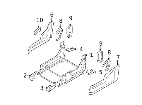 Tracks & Components for 2007 Kia Sportage #1