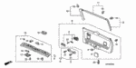 84644S3VA11ZE - Interior/Bumper: CAP, SPARE TIRE *NH361L* (GRAY) for Honda Image image