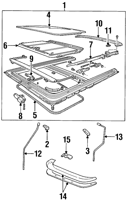 Sunroof for 1999 Mercury Villager #0
