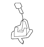 12758493 - Body: Sun Visor Clip for Saab Image