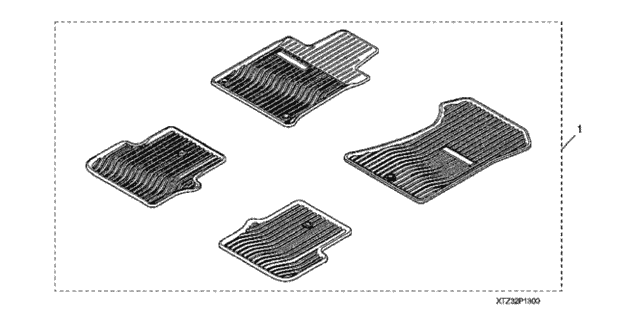 All-Season Floor Mat (1) for 2015 Acura TLX #0