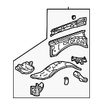 5370135A31 - Body: Apron Assembly for Toyota: FJ Cruiser Image