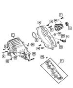 5086332AB - Transfer Case Model 271 [DH1]: Transfer Rear Case for Dodge: Ram 1500, Ram 2500, Ram 3500 | Ram: 2500, 3500 Image