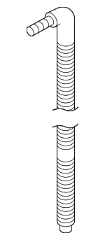 4G0915531 - Electrical: Drain Hose for Audi: A6, A6 Quattro, e-tron Quattro, e-tron S, e-tron S Sportback, e-tron Sportback, Q7, Q8, Q8 e-tron, Q8 e-tron Sportback, RS Q8, S6, SQ7, SQ8, SQ8 e-tron, SQ8 e-tron Sportback, TT Quattro, TT RS Quattro, TTS Quattro Image