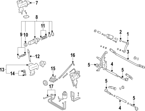 P/S Pump & Hoses for 1984 Mazda RX-7 #0