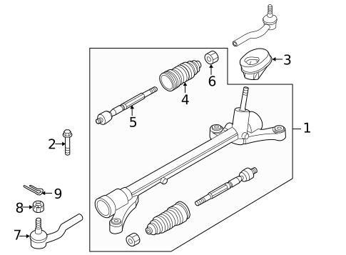 Steering Gear & Linkage for 2014 Mazda 2 #0