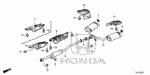 934040803005 - Electrical/Exhaust/Heater/Fuel: BOLT-WASHER (8X30) for Honda Image