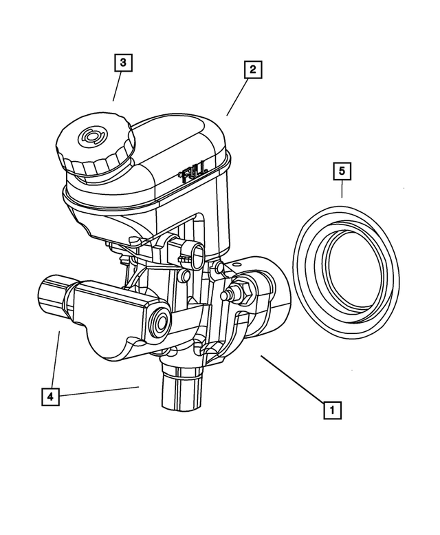 5015160AA - : Brake Master Cylinder for Mopar Image