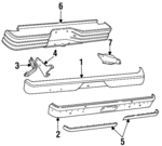 4249557 - Body: Face Bar for Dodge: D100, D150, D250, D350, Ramcharger, W100, W150, W250, W350 Image