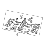 68444273AE - Body Sheet Metal Except Doors: Front Floor Pan for Mopar Image