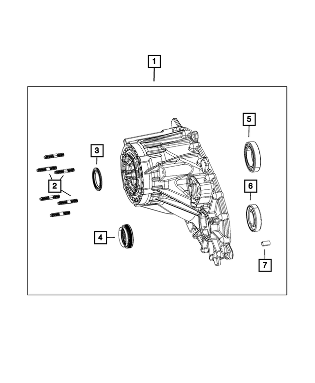 « 68089689AB – Transfer Case and Power Transfer Unit : Pignon D`entrée Palier pour Mopar Image »