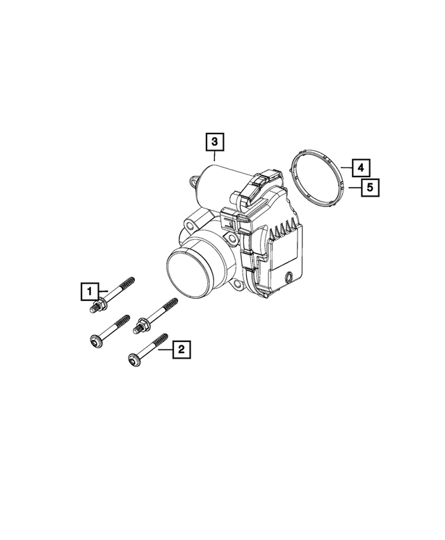 6509824AA - Fuel: 6 Lobe External Head Bolt, Mounting for Mopar Image