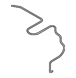 MR515935 - Body: Washer Hose for Mitsubishi Image