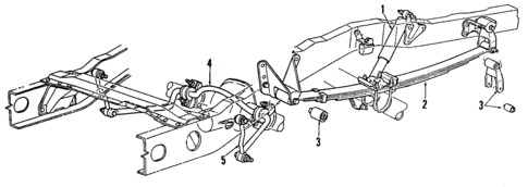 Rear Suspension for 1994 Ford Explorer #1