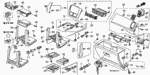 34254SW5003 - Interior/Bumper: LAMP ASSY., GLOVE BOX for Honda Image