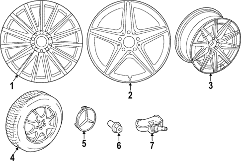 Wheels for 2019 Mercedes-Benz AMG GT 63 #1