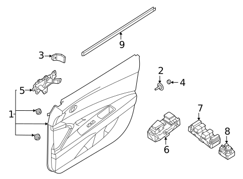Switches, Solenoids & Actuators for 2022 Hyundai Elantra #0