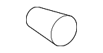 99755585700 - Body: Door Pillar Post Trim Grommet for Porsche Image