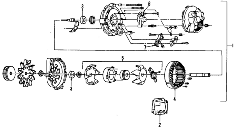 Alternator for 1988 Dodge Dakota #3
