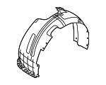 86811NI000 - Body: Fender Liner for Hyundai Image