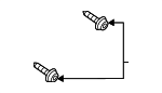 1244205207K - Body: Bumper Cover Support Rail Screw for Hyundai Image