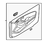 823083X470MHG - : 2013 Hyundai Elantra Coupe - Door Trim Panel for Hyundai: Elantra Coupe Image