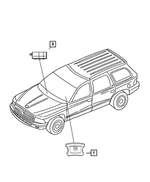 CBXZP811AA - Restraints: Driver Air Bag for Chrysler: Aspen | Dodge: Dakota, Durango, Ram 1500, Ram 2500, Ram 3500 | Ram: Dakota Image