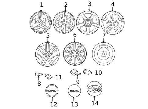 Wheels for 2006 Subaru Legacy #0