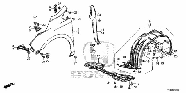 Front Fenders for 2021 Honda Odyssey #0