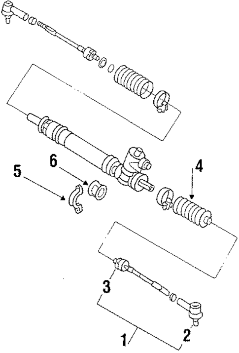 Steering Gear & Linkage for 1984 Nissan Stanza #3