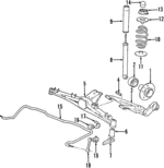33551090317 - Suspension: Stabilizer Bar for BMW: 318ti, Z3 Image