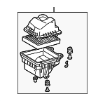 FP4713320C - Engine: Air Cleaner Assembly for Mazda: Protege, Protege5 Image