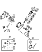 3723859 - Rear Axle; Corporate 210 MM; Differential and Drive Line: Differential Bearing Lock for Mopar Image