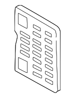 NC7266731A - : 2001-2002 Mazda Miata - Fuse Box Cover for Mazda: Miata Image